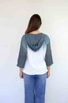 Larosela 100% Cotton Tie-Dye Hooded Jacket