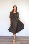 Merric Plain Ealstic Waist Dress