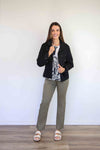 Larosela 97%Cotton Zip Jacket