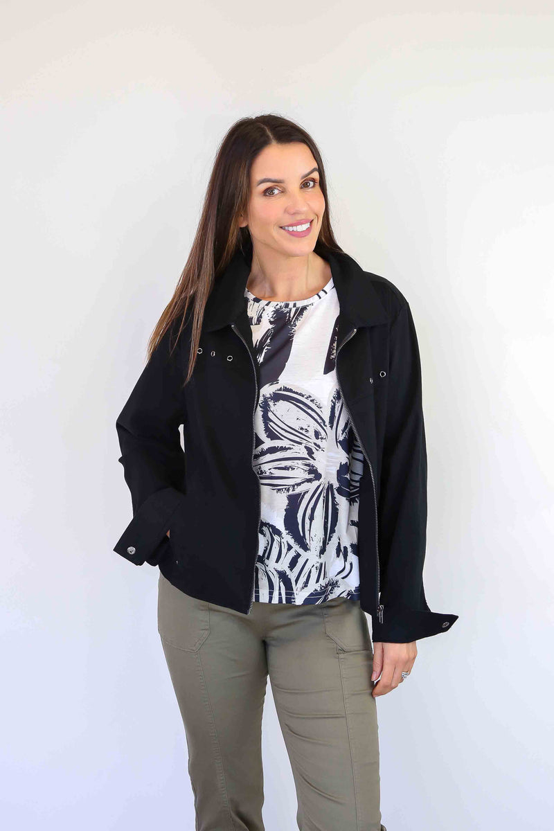 Larosela 97%Cotton Zip Jacket – Merric