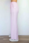 Larosela Wide-Leg Pants With Elastic Drawstring Waist