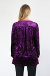 Merric Velvet Longline Top