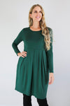 Merric Soft Solid Knee-Length dress