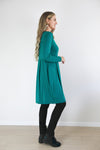 Merric Soft Solid Knee-Length dress