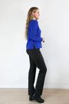 Merric Elastic WaistPants with Side Pockets