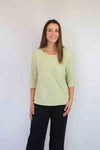 Merric Solid Stretch Top
