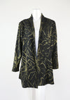 Merric 62%Cotton Gold Print Cardigan