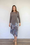 Merric Mesh Crush Front Stretchy Top