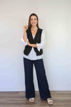 Merric Solid Sleeveless Vest