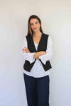 Merric Solid Sleeveless Vest