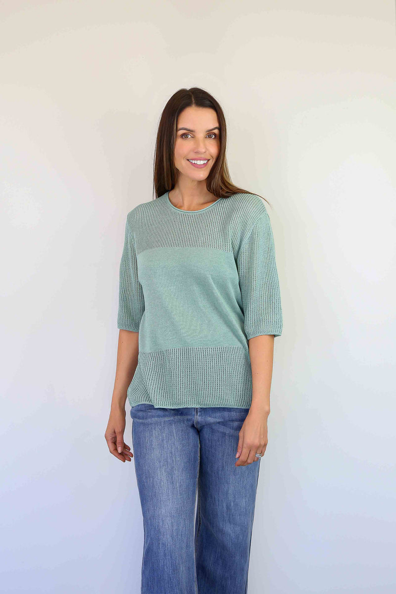 Larosela Plain Short Sleeve Jumper – Merric