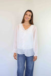 Merri Flare Cuff Top