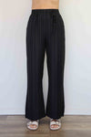 Larosela Wide-Leg Pants With Elastic Drawstring Waist