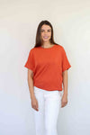 Merric Solid Colour Shirt with Drawstring Hem