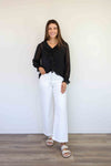 Merri Flare Cuff Top