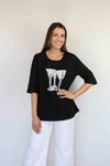 FairyTern Wine Glass Print Tee