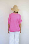 Fairy Tern Flower-Lace Front Top