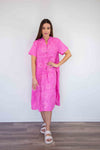 FairyTern Floral Embroidered Cotton Dress