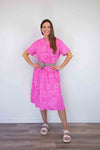 FairyTern Floral Embroidered Cotton Dress