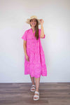 FairyTern Floral Embroidered Cotton Dress