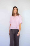 Merric Elastic Drawstring Hem Top
