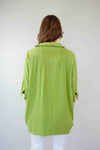 Larosela Fancy Collar Plain Jacket with Pockets