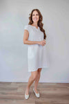 Merric 100%Cotton Plain Simple Dress