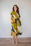 Larosela Geometric Print Dress