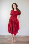 Merric Plain Ealstic Waist Dress