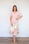 Merric Flower Print Skirt