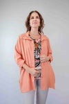 Larosela Fancy Collar Plain Jacket with Pockets