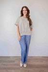 Fairy Tern 100% Cotton contrast top