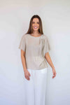 Merric Tencel Ruched Top