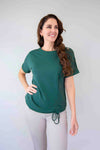 Merric Tie Front Button Top