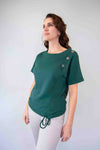 Merric Tie Front Button Top