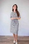Merric Pockets Front Print Dress
