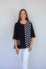 Merric Polka Dot Patch Pocket Top