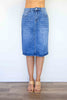 Larosela Straight Denim Skirt