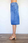 Larosela Straight Denim Skirt