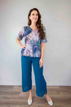 Larosela Chiffon Pleats Top