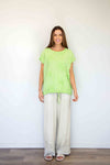 FairyTern 100% Cotton Elastic Waist Pants with Drawstring