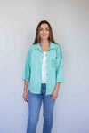 FairyTern Cutout Pocket Shirt