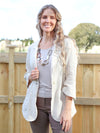 Larosela Thin Stripe Cotton Linen Jacket