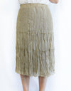Merric Elastic Waist Crush Pleat Skirt