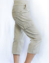 Merric 3/4 Elastic Waist Cargo Pants