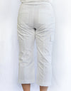 Merric 3/4 Elastic Waist Cargo Pants