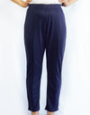 Larosela Elastic Waist Long Pants with Side Pockets