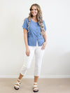 Merric Front Button Short Sleeve Shirt
