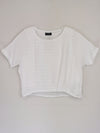 Merric Elastic Drawstring Hem Top