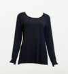 Merric Modest Round-Neck Top